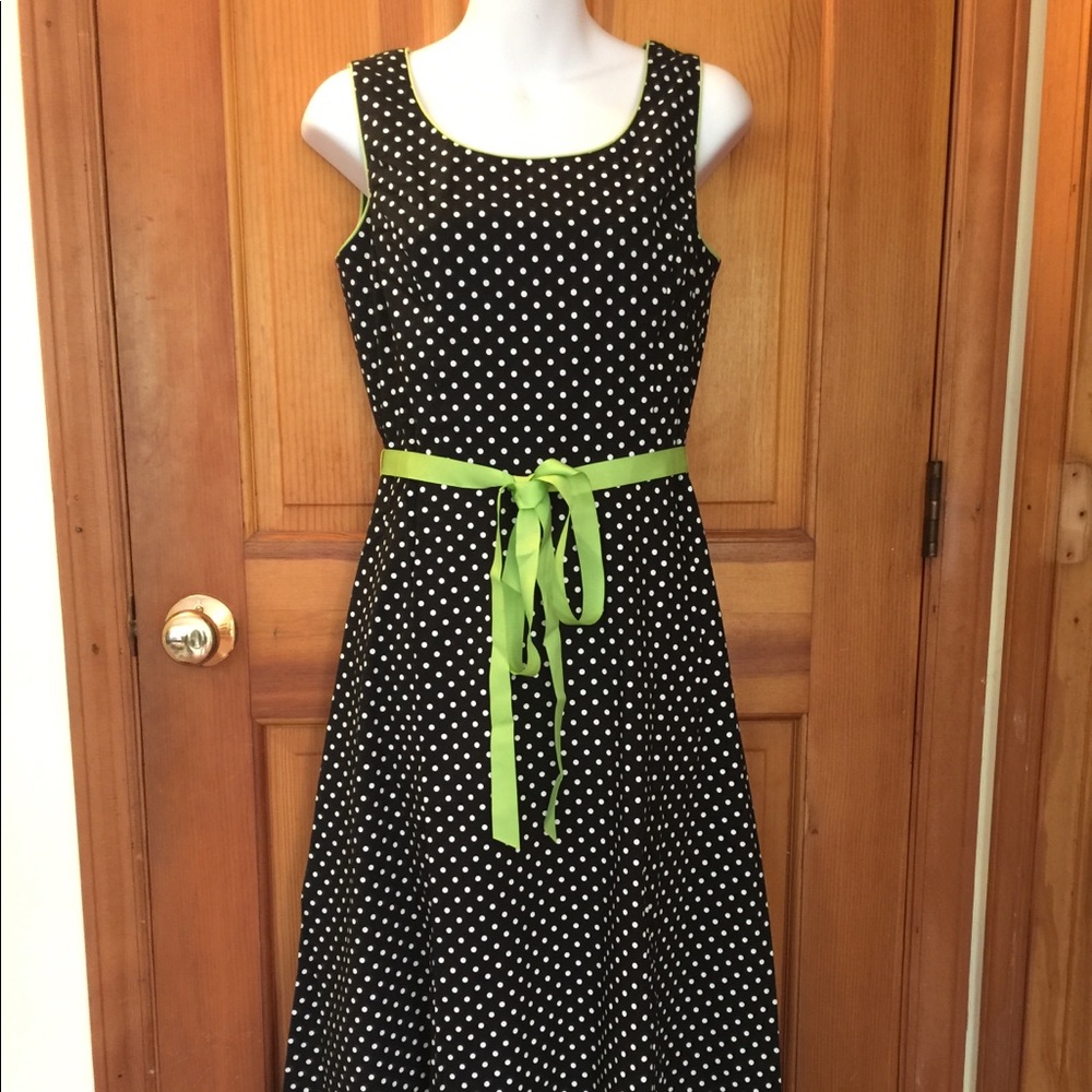 Coldwater Creek polka dot dress Size 6.